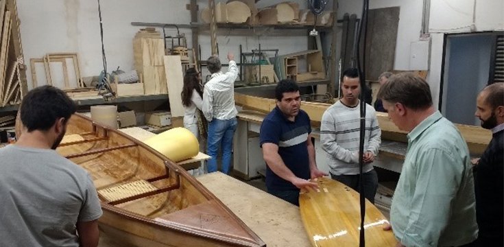 O espaço da Oficina Lab em SP foi uma grande oportunidade de mostrar a todos a prática da oficina (Fonte: BRANA)