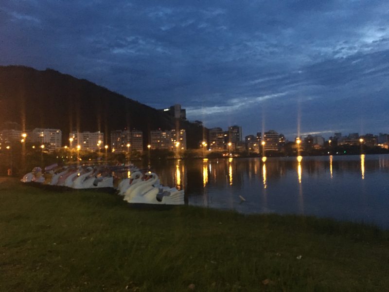 Os pedalinhos ainda existem, e são a prova de que é possível navegar na Lagoa! (Fonte: BRANA)